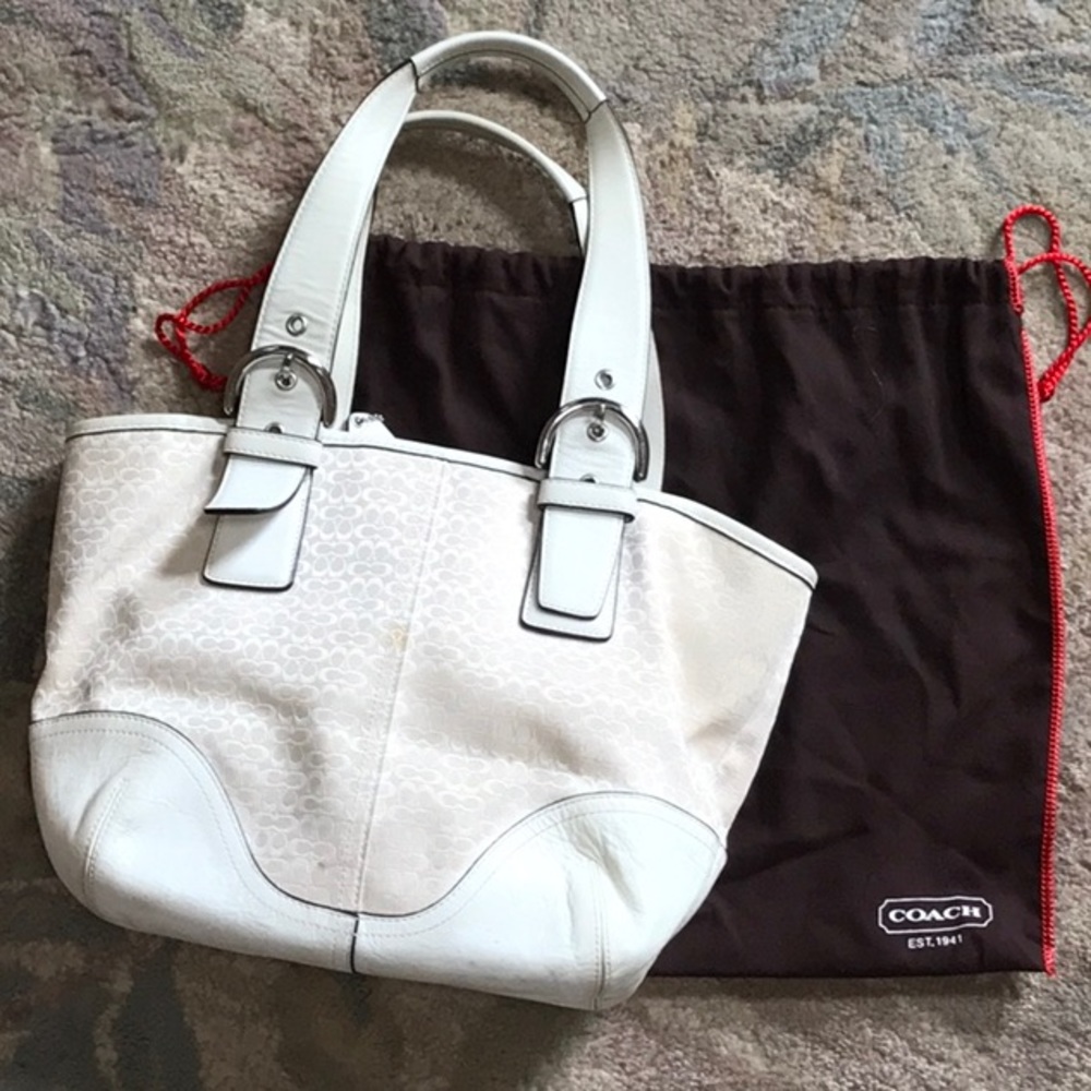 Off white summer edition coach bag